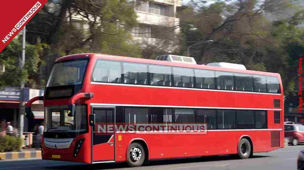 Thane AC Double Decker Bus। ઠાણેના રસ્તાઓ પર હવે દોડશે એસી ડબલ ડેકર બસ મહારાષ્ટ્ર દિને એકનાથ શિંદેના હસ્તે શુભારંભ