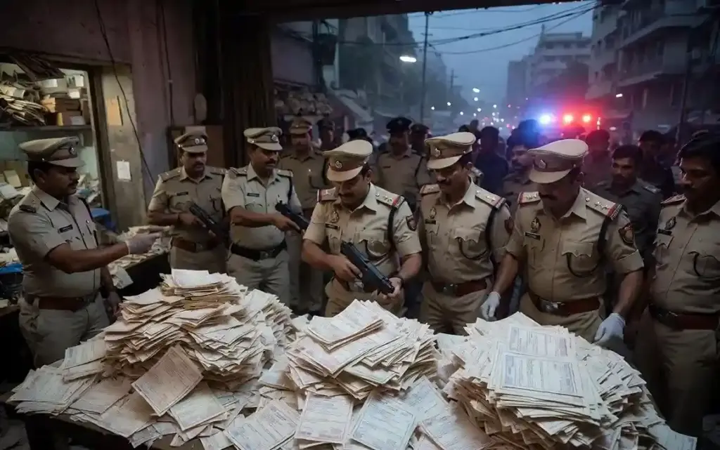 Mumbai Fake Stamp Paper Scam। મુંબઈમાં તેલગી સ્ટાઈલનું કૌભાંડ ક્રાઈમ બ્રાન્ચે નકલી સ્ટેમ્પ પેપર રેકેટનો પર્દાફાશ કરી ૬૨.૩૮ લાખના બોગસ સ્ટેમ્પ જપ્ત કર્યા