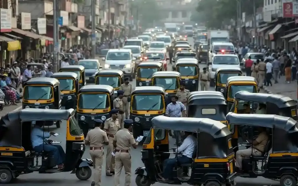 Dombivli Traffic Police Action। ડોમ્બિવલીમાં બેફામ રિક્ષાચાલકો પર પોલીસની તવાઈ સાત ચાલકો વિરુદ્ધ ફોજદારી ગુના દાખલ
