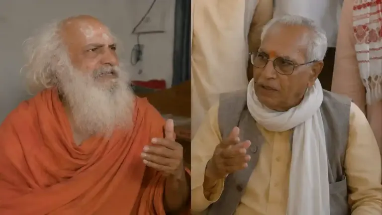 Acharya Dharmadas  'ચંપત રાય સાથે અમારે કોઈ લેવાદેવા નથી', આચાર્ય ધર્મદાસ મહારાજનું મોટું નિવેદન