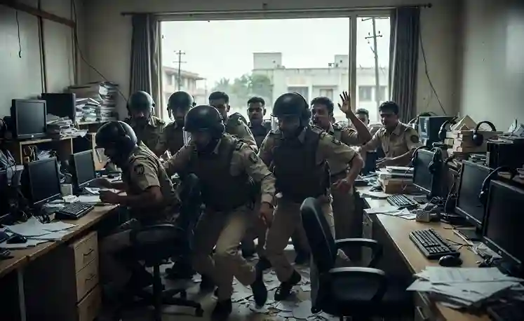 Bhiwandi Fake Loan Call Center  ભીવંડીમાં ધમધમતા નકલી કોલ સેન્ટર પર પોલીસનો દરોડો, સસ્તી લોનની લાલચ આપી છેતરપિંડી કરતી ગેંગના ૮ સભ્યો સામે ગુનો