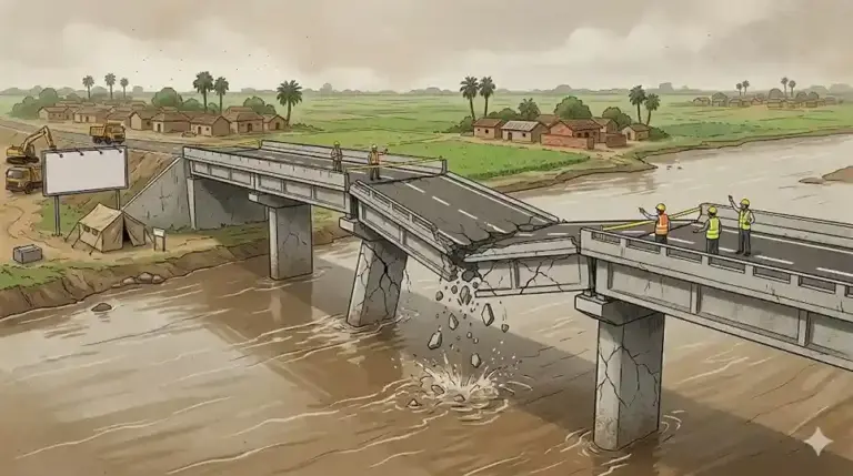 Bihar Bridge Collapse  બિહારમાં કરોડોના ખર્ચે બનેલો નવો પુલ ચર્ચામાં, ઉદ્ઘાટનના થોડા જ દિવસોમાં તિરાડો અને નુકસાનના અહેવાલ
