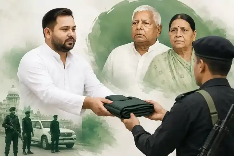 Bihar Politicsબિહારના રાજકારણમાં મોટો ભૂકંપ લાલુરાબડી બાદ હવે તેજસ્વી યાદવે પણ સરકારી સુરક્ષા પરત કરી, આરજેડી આરપારના મૂડમાં