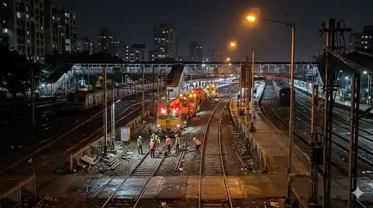 Central Railway Traffic Block  મુંબઈ લોકલ  માટુંગાકુર્લા વચ્ચે મધરાત્રિએ સ્પેશિયલ બ્લોક; ટ્રેન સેવા થશે પ્રભાવિત…