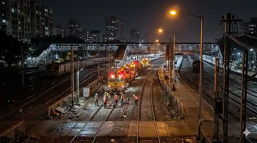 Central Railway Traffic Block મુંબઈ લોકલ માટુંગાકુર્લા વચ્ચે મધરાત્રિએ સ્પેશિયલ બ્લોક; ટ્રેન સેવા થશે પ્રભાવિત…
