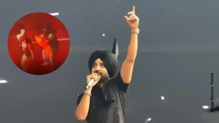 Diljit Dosanjh Concert Protester  સેન ફ્રાન્સિસ્કોમાં દિલજીત દોસાંજના શોમાં મચી અફરાતફરી! સિક્યોરિટીને ચકમો આપી સ્ટેજ પર પહોંચ્યો પ્રદર્શનકારી