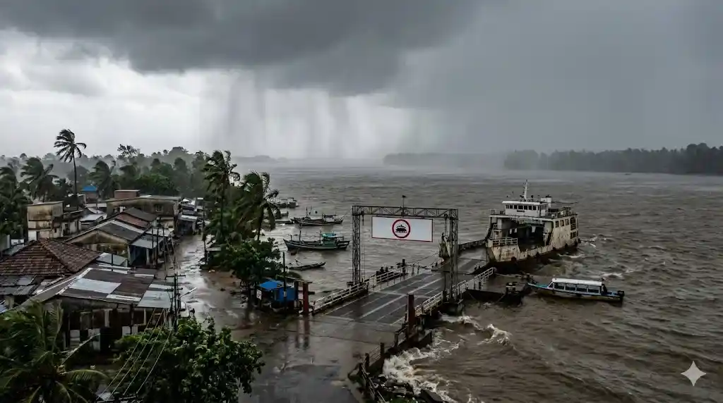Ferry Boat Service Suspended ચોમાસામાં ખાસ ફેરીબોટ સેવા બંધ; 15 જૂનથી 31 જુલાઈ સુધી પ્રવાસ ઠપ્પ