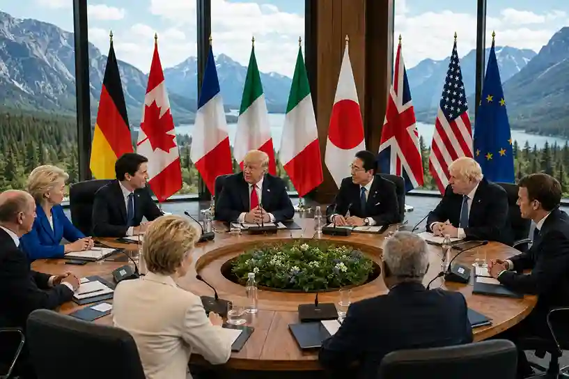 G7 Summit on Middle East Crisis ઈરાનઅમેરિકા તણાવથી મિડલ ઈસ્ટમાં ગરમાવો, 16 જૂને ફ્રાન્સમાં મળશે G7 દેશોની કટોકટીની બેઠક