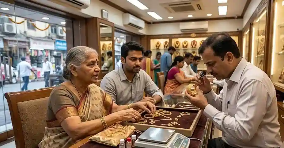 Gold Price Crash  ભારતમાં સોનાના ભાવમાં મોટો ઘટાડો ગ્રાહકો જૂનું સોનું વેચવા મજબૂર, 5 મહિનામાં 36,000 રૂપિયાનો કડાકો