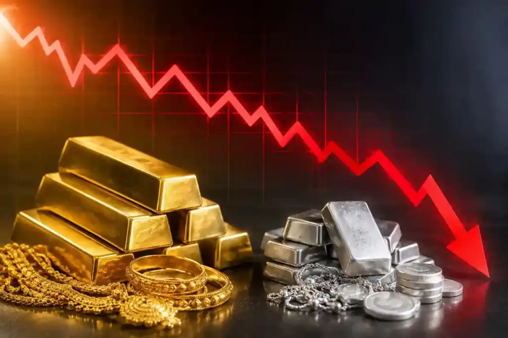 Gold and Silver Price સોનાચાંદીના ભાવમાં મોટો ઘટાડો આજે ૨૪ કેરેટ સોનું ₹૧,૪૬,૦૦૦ ની નીચે, જાણો તમારા શહેરના ભાવ