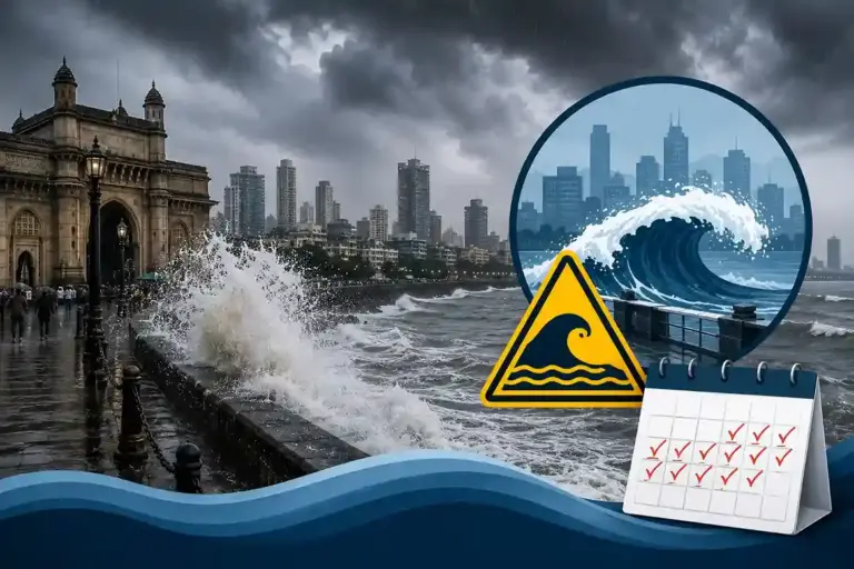 High Tide Alert in Mumbai મુંબઈમાં હાઈ ટાઈડ (High Tide) એલર્ટ, ચોમાસા દરમિયાન 24 વખત મોટી ભરતી આવવાની શક્યતા