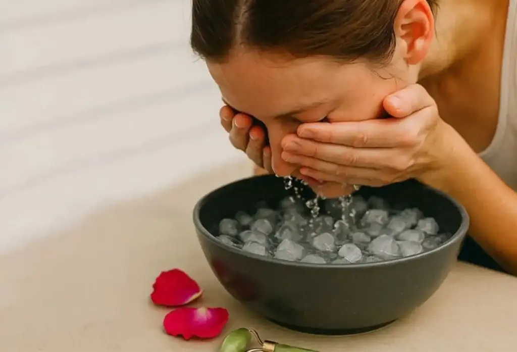 Ice Water Therapy Beauty Tips  રૂપિયા ખર્ચ્યા વગર મેળવો ગ્લોઇંગ સ્કીન! રોજ સવારે ઠંડા પાણીમાં ચહેરો ડુબાડવાના આ ફાયદા જાણીને મોંઘી ક્રીમ ભૂલી જશો