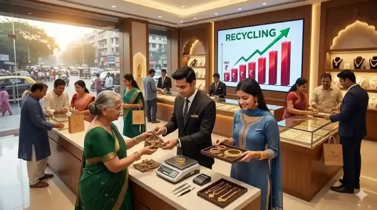 Gold Price India Exchange  સોનાના ભાવ આસમાને નવી ખરીદી ભૂલી જાઓ, હવે જૂના દાગીના બદલવાનો શરૂ થયો નવો ટ્રેન્ડ!