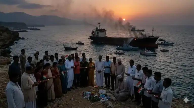 Indian Sailors Death in Oman Attack  ઓમાનમાં અમેરિકાના હુમલા બાદ ગુમ થયેલા 3 ભારતીયોનું મોત