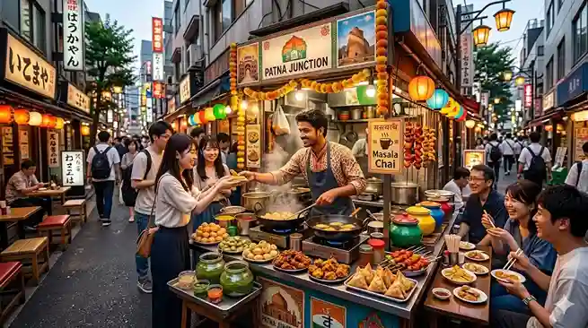 Indian Street Food in Tokyo જાપાનમાં ગુંજ્યું પટનાના 'જગ્ગુ ઢાબા'નું નામ, ટોક્યોમાં ભારતીય સ્ટ્રીટ ફૂડનો જાદુ.