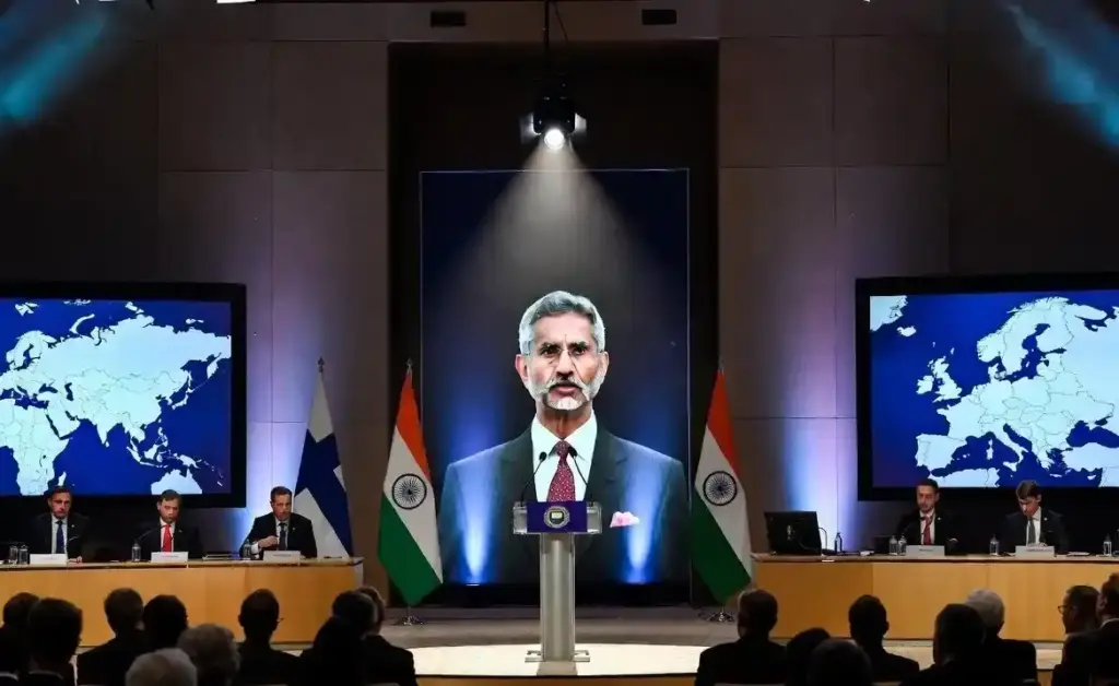 Jaishankar Finland Address યુરોપના બેવડા વલણ પર ભડક્યા એસ. જયશંકર પશ્ચિમી દેશોના ઘરમાં ઘૂસીને આપ્યો સણસણતો જવાબ, આંતરરાષ્ટ્રીય સ્તરે ખળભળાટ