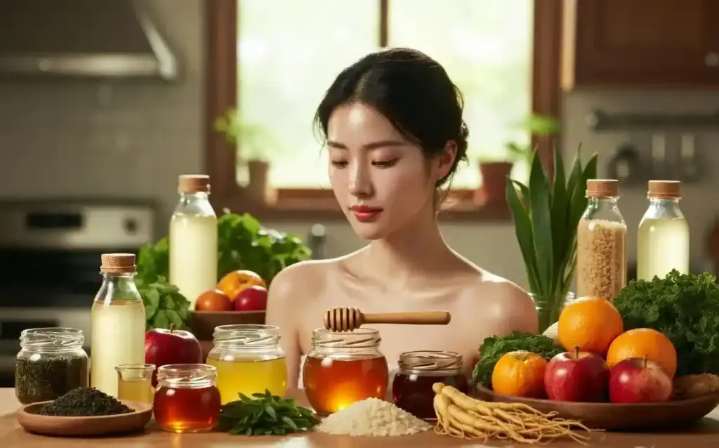 Korean Anti Ageing Collagen ગ્લાસ સ્કીન મેળવવા મોંઘી પ્રોડક્ટ્સ પાછળ પૈસા બગાડવાનું બંધ કરો! રસોડાની આ ૫ વસ્તુઓથી ત્વચા પર આવશે કોરિયન ગ્લો