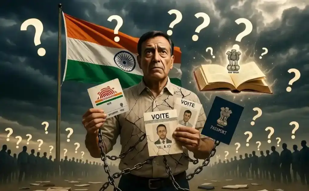 MEA Passport Citizenship Debate India  પાસપોર્ટ કે આધાર કાર્ડથી ભારતીય નાગરિકતા સાબિત નથી થતી? જાણો કાયદાકીય રીતે કયો દસ્તાવેજ છે સૌથી મહત્વનો