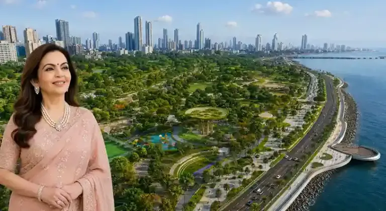 Mumbai Coastal Road Garden  મુંબઈ કોસ્ટલ રોડ પર ૧૩૦ એકરમાં બનશે ભવ્ય ગાર્ડન; રિલાયન્સ AGM માં નીતા અંબાણીએ રજૂ કરી પ્રથમ ઝલક ; જુઓ વિડીયો