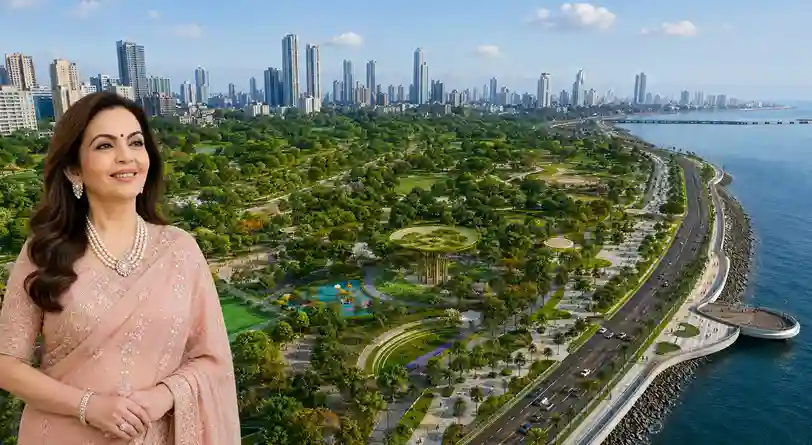 Mumbai Coastal Road Garden  મુંબઈ કોસ્ટલ રોડ પર ૧૩૦ એકરમાં બનશે ભવ્ય ગાર્ડન; રિલાયન્સ AGM માં નીતા અંબાણીએ રજૂ કરી પ્રથમ ઝલક ; જુઓ વિડીયો