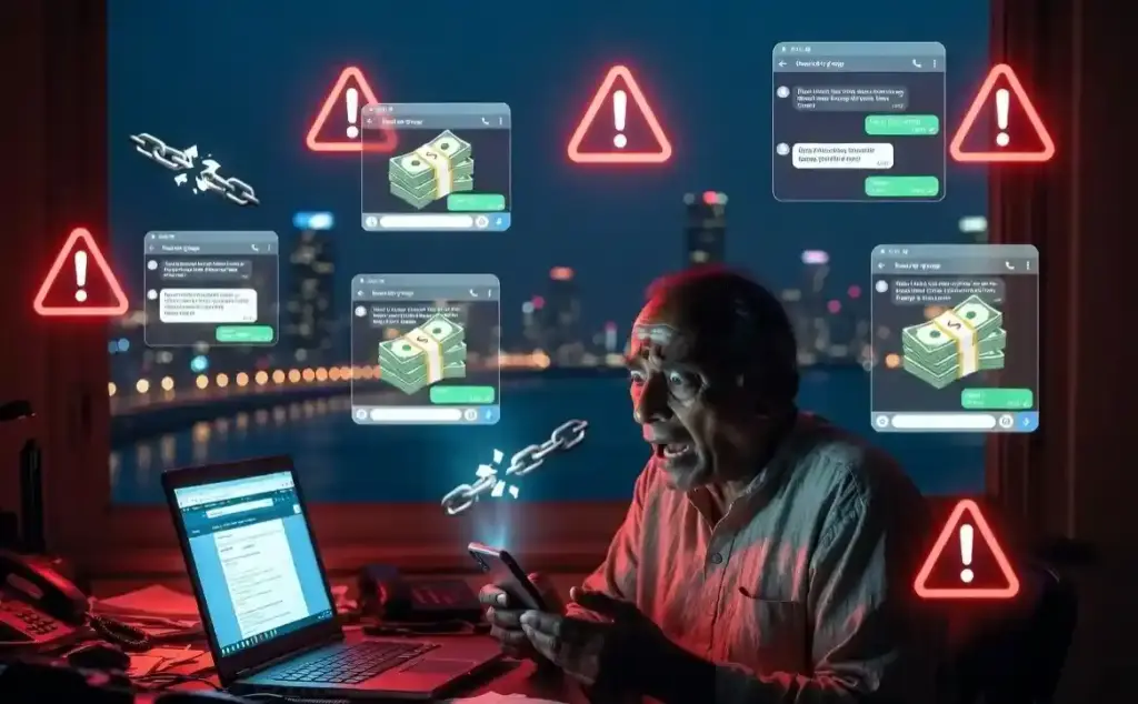 Mumbai Cyber Fraud। મુંબઈમાં નિવૃત્ત નાગરિક સાથે ૬.૮૦ કરોડની રેકોર્ડબ્રેક છેતરપિંડી વોટ્સએપ ગ્રુપ અને ફેક વેબસાઇટ દ્વારા આચરવામાં આવ્યું મોટું કૌભાંડ!