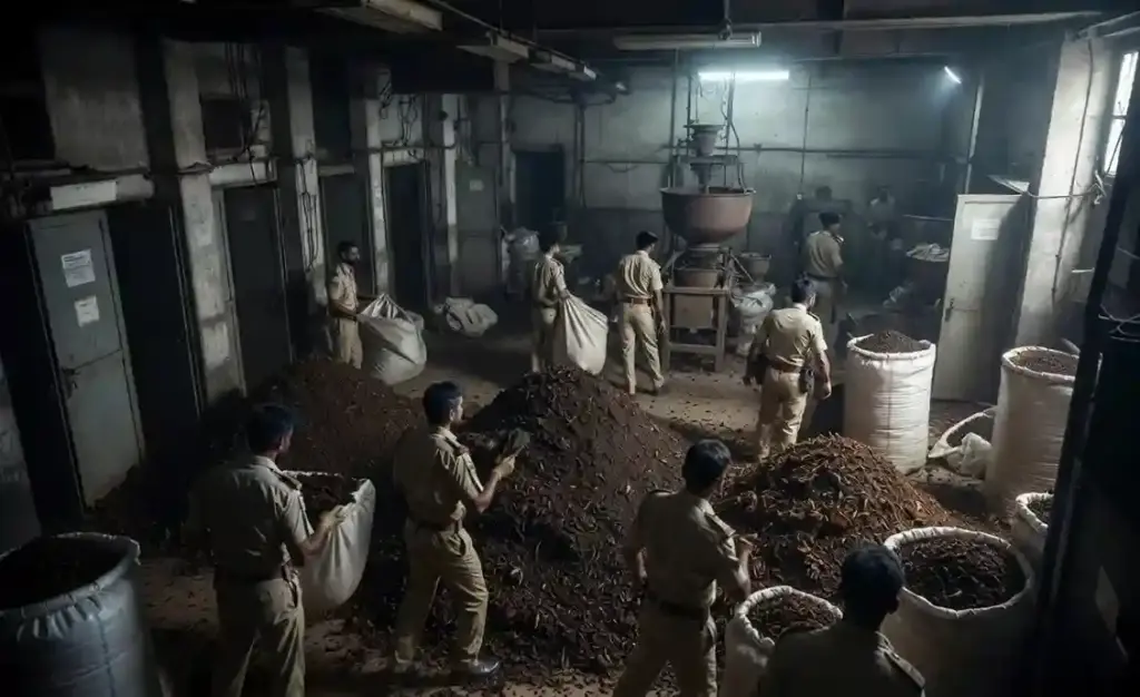 Mumbai FDA Raid Andheri Toxic Tea Powder  મુંબઈના અંધેરીમાં FDA નો સપાટો ૯૦૦ કિલો ભેળસેળયુક્ત ઝેરી ચાનો પાવડર જપ્ત, ગેરકાયદેસર કારખાનું કરાયું સીલ