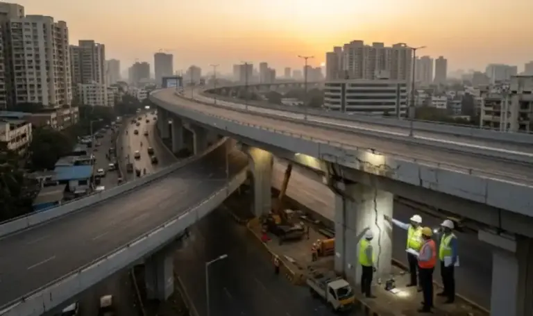 Mumbai Flyover  ૨૫૦ કરોડનો ખર્ચ અને ૧૦ વર્ષનો ઇન્તજાર મુંબઈને મળ્યો કેવો ફ્લાયઓવર? કામગીરી પર ઉઠ્યા સવાલો