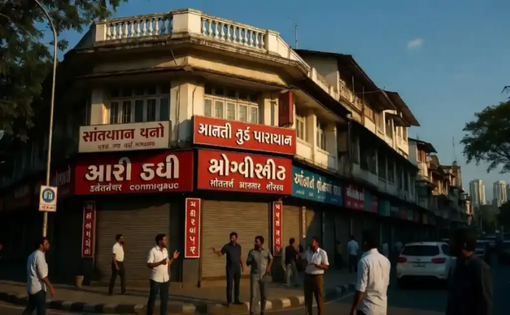 Mumbai Language Row  મુંબઈમાં ફરી ગરમાયો ભાષા વિવાદ મલબાર હિલ વિસ્તારમાં ગુજરાતી સાઈનબોર્ડ સામે મનસે આક્રમક, બોર્ડ હટાવવાની આપી ચીમકી