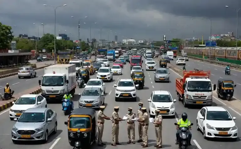 Mumbai Traffic Police 2026। મુંબઈ ટ્રાફિક પોલીસ એક્શન મોડમાં રોડફૂટપાથ ખાલી કરાવવા માટે ૧૬ દિવસમાં ૮૪,૦૦૦ થી વધુ વાહનચાલકો દંડાયા