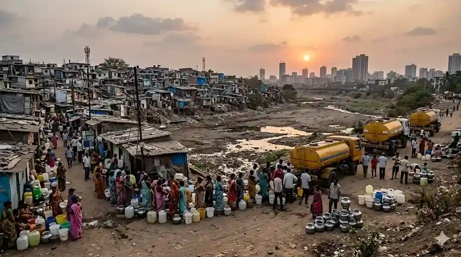 Mumbai Water crisis  નળમાં ટીપુંય પાણી નહીં! કુર્લામાં પાઈપલાઈન તૂટતા પાણી પુરવઠો ઠપ, હજારો પરિવારો પાણી માટે વલખાં મારવા મજબૂર!