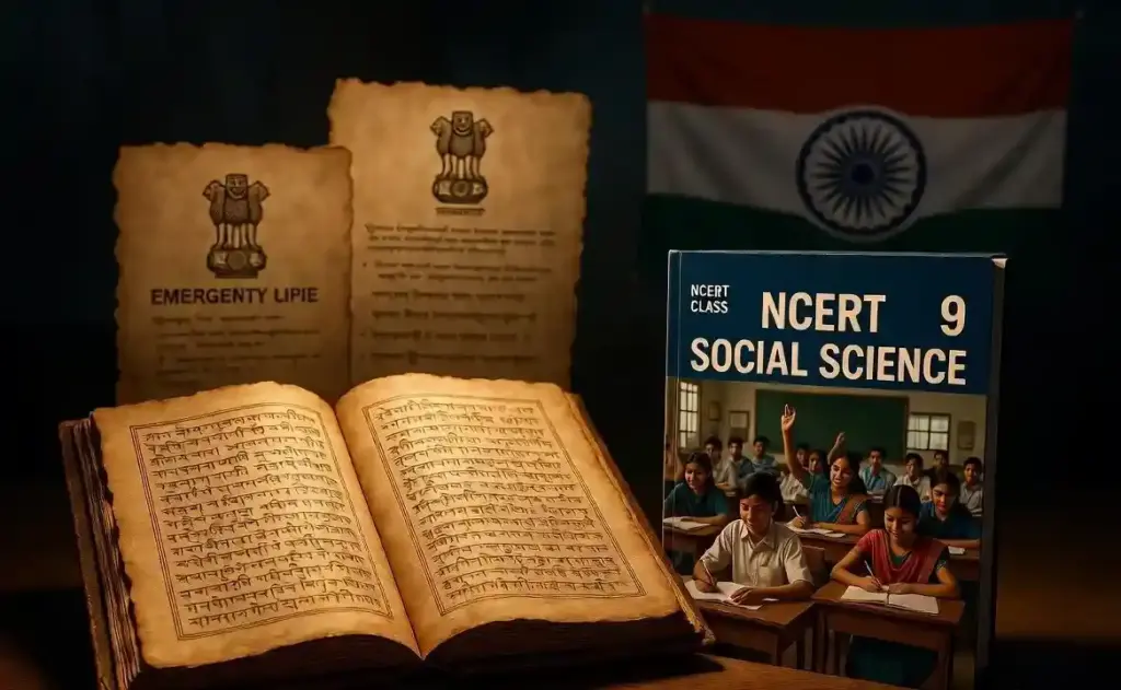 NCERT New Social Science Textbook Class 9 ધોરણ૯ ના વિદ્યાર્થીઓ હવે ભણશે વેદો અને ભારતીય કટોકટીનો ઈતિહાસ, NCERT આજે લોન્ચ કરશે નવું પુસ્તક