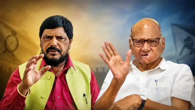 Political Offer to Sharad Pawar  NDAમાં સામેલ થવા માટે શરદ પવારને ઓફર રામદાસ આઠવલેએ આપી NCP (SP) નું કોંગ્રેસમાં વિલય ન કરવાની સલાહ