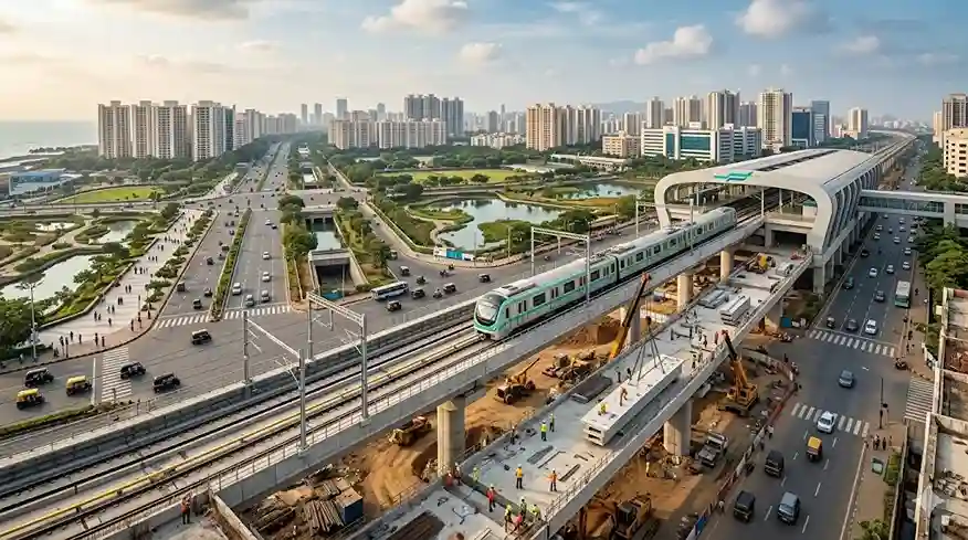 Navi Mumbai Metro Expansion નવી મુંબઈ મેટ્રોને મોટી ભેટ મેટ્રો૧ એ અને ૨ ના નિર્માણને મળી મંજૂરી, રૂ. ૫,૫૭૫ કરોડનો પ્રોજેક્ટ