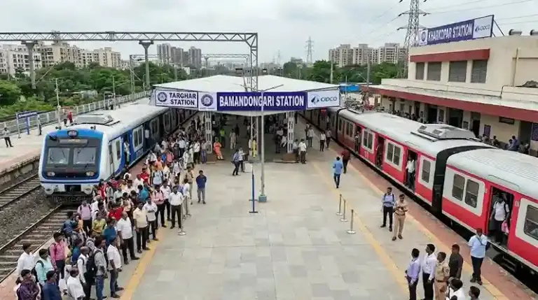 Navi Mumbai Railway Update  નવી મુંબઈ રેલવેનું વિસ્તરણ; તારઘર, બામણડોંગરી અને ખારકોપર સ્ટેશનો સેન્ટ્રલ રેલવેને સુપરત