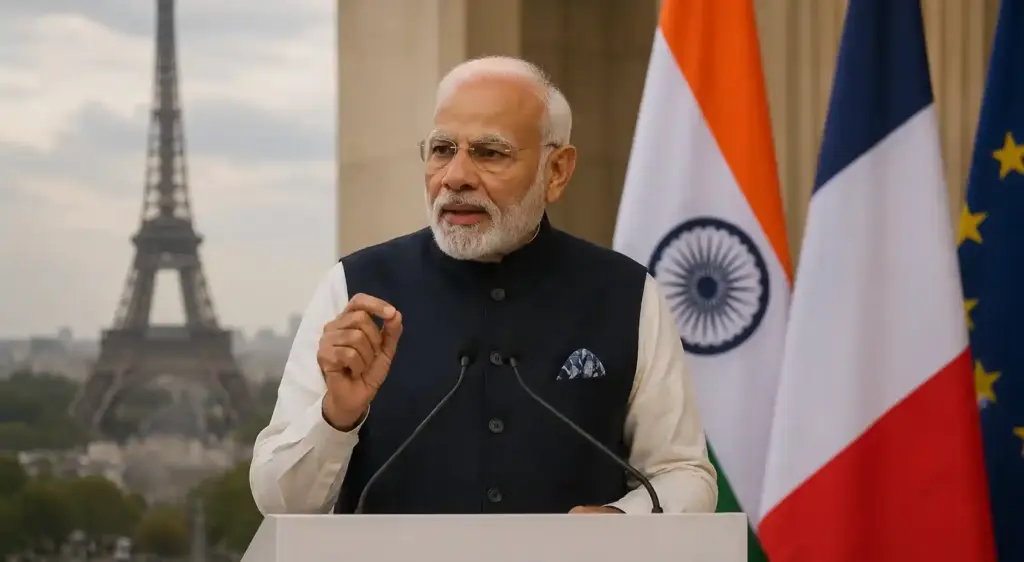 PM Modi Paris Speech  છેલ્લા ૧૨ વર્ષમાં ભારતની વિકાસ યાત્રા, પેરિસમાં PM મોદીએ ગણાવી ભારતની સિદ્ધિઓ