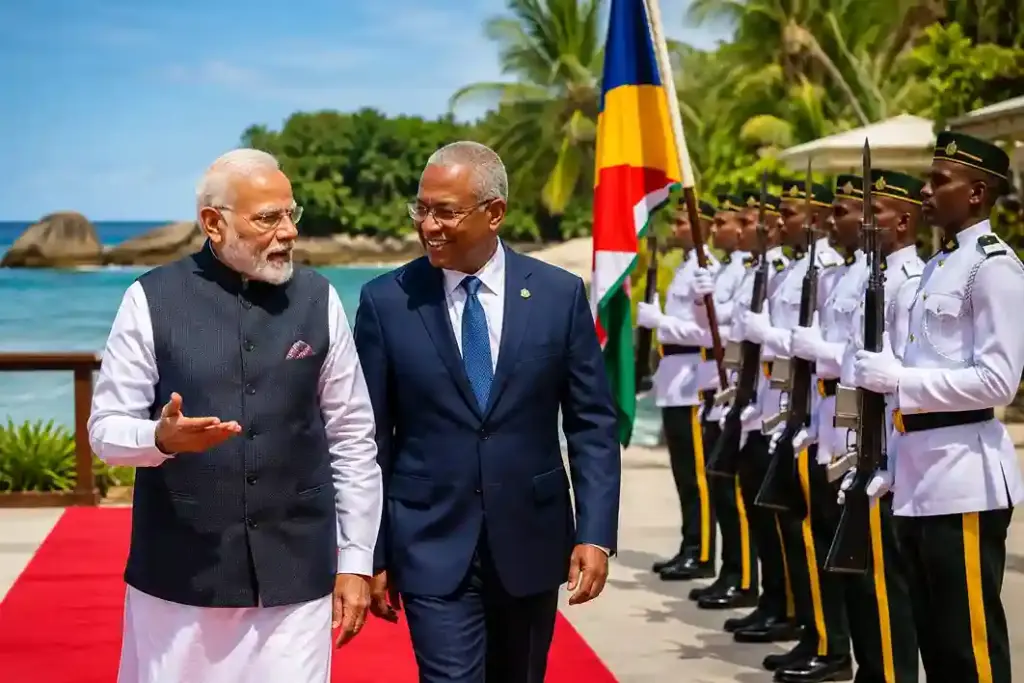 PM Modi's Seychelles Visit વડાપ્રધાન મોદી સેશેલ્સની મુલાકાતે, રાષ્ટ્રીય દિવસના સુવર્ણ જયંતી સમારોહમાં આપશે હાજરી