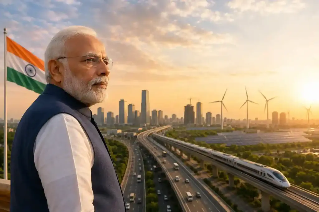 PM Narendra Modi's Achievements પ્રધાનમંત્રી નરેન્દ્ર મોદીના 12 વર્ષનો કાર્યકાળ વિકાસ, સુશાસન અને બદલાતા ભારતની ગાથા