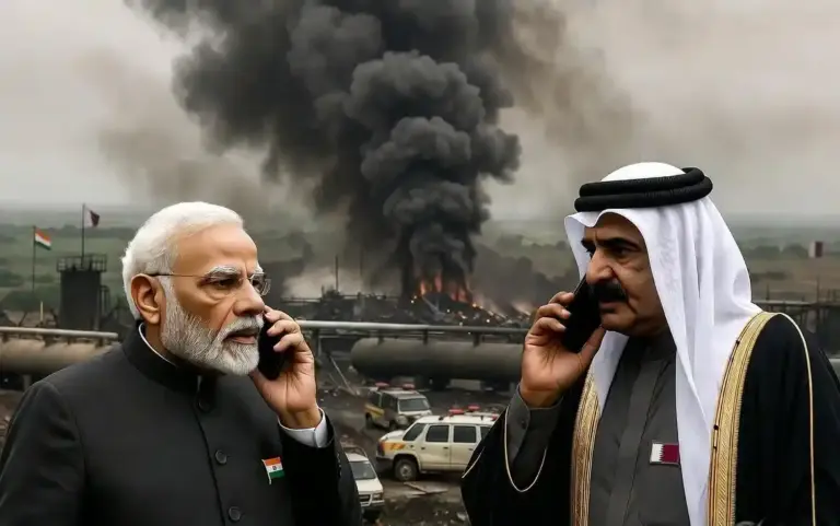 Qatar Gas Plant Accident PM Modi  પીએમ મોદી અને કતારના અમીર વચ્ચે ફોન પર વાતચીત, ગેસ પ્લાન્ટ દુર્ઘટનામાં માર્યા ગયેલા ભારતીયો પ્રત્યે દર્શાવી સહાનુભૂતિ