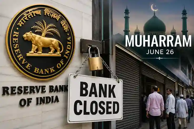 RBI clarifies June 26 Muharram bank closures ૨૬ જૂને મોહરમના કારણે બેંકો રહેશે બંધ, RBI એ કરી સ્પષ્ટતા