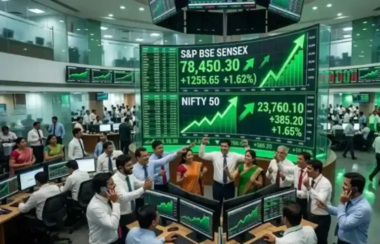Share Market  શેરબજારમાં તોફાની તેજી, સેન્સેક્સ 790 અંક પર બંધ; રોકાણકારોની સંપત્તિમાં 1.35 લાખ કરોડનો વધારો