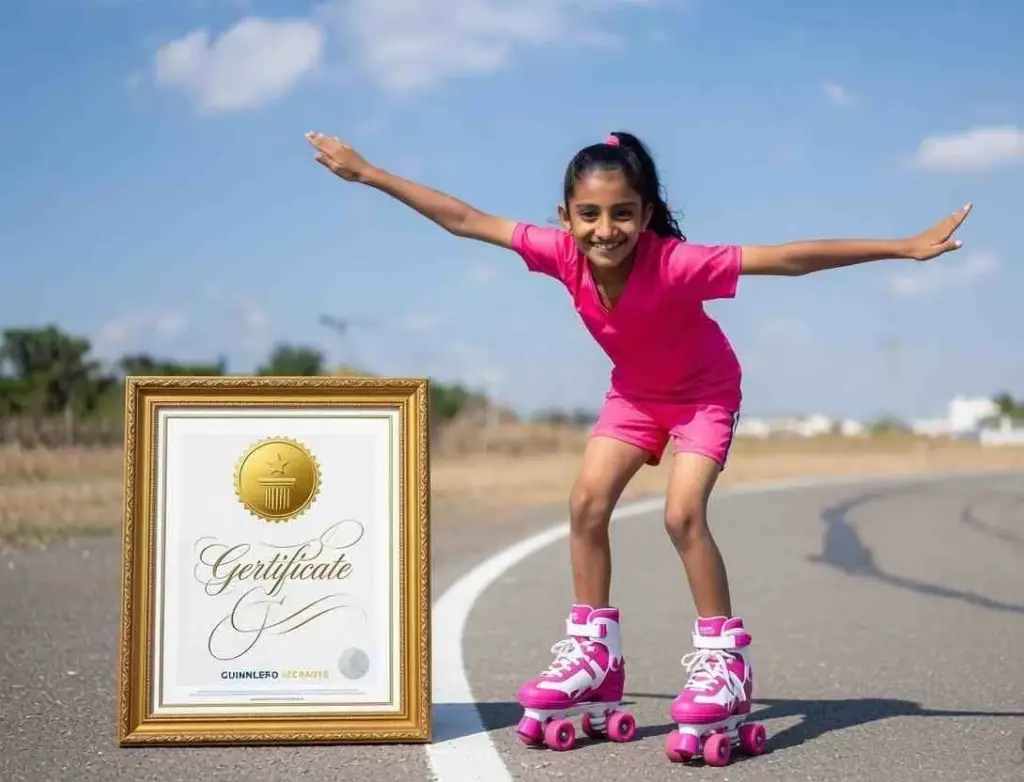 Skating World Record  અમદાવાદની દીકરીએ રચ્યો ઇતિહાસ! 8 વર્ષની તક્ષ્વી વાઘાણીએ 16 સેમીની ઊંચાઈએ સ્કેટિંગ કરી ગિનીસ વર્લ્ડ રેકોર્ડ બનાવ્યો