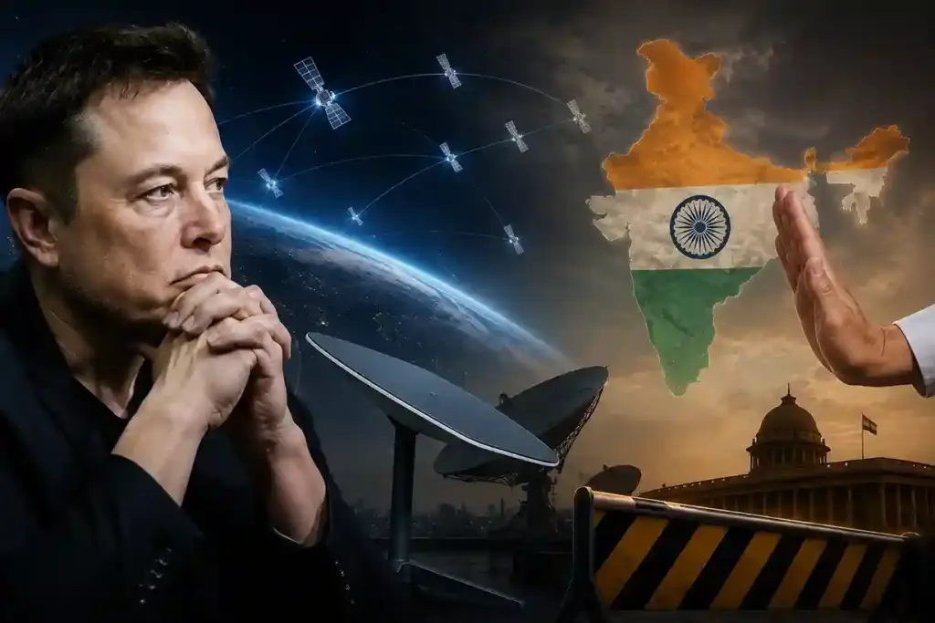 Starlink's India Debut On Hold  સ્પેસએક્સ IPO પહેલા મસ્કને મોટો ફટકો, ભારતમાં સ્ટારલિંક સેવા પર લાગી રોક, જાણો શું છે કારણ?