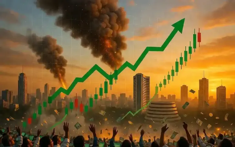 Stock Market Surge  ટ્રમ્પ ઇફેક્ટ ભારતીય શેરબજારમાં ઐતિહાસિક ઉછાળો, સેન્સેક્સ ૭૬,૦૦૦ ની સપાટી વટાવી ગયો; આ ૧૦ સ્ટોક્સ ટોપ ગેનર્સ