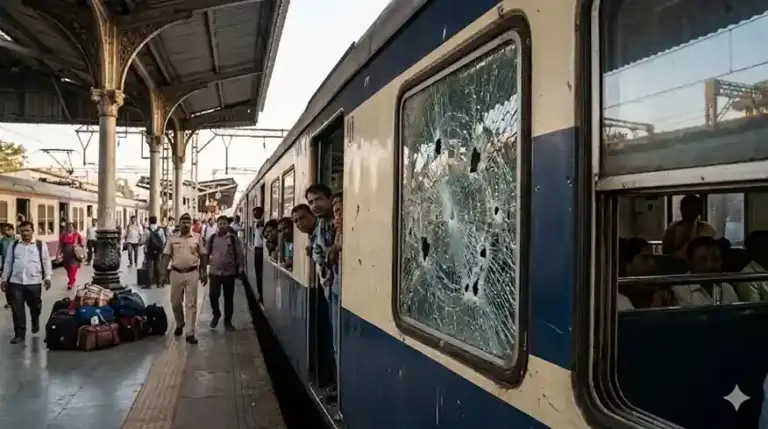 Stone Pelting Incident  મોહન ભાગવતની મુસાફરી દરમિયાન ટ્રેન પર પથ્થરમારો, કોચને નુકસાન; સુરક્ષા વ્યવસ્થા પર ઉઠ્યા સવાલ.
