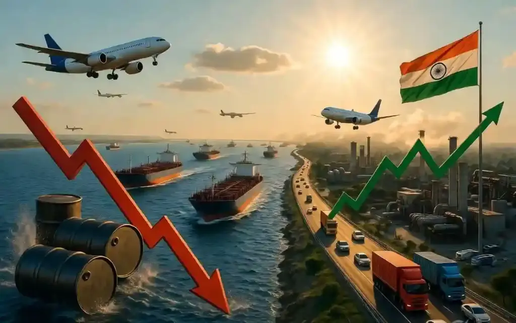 Strait of Hormuz Oil Economy તેલના ખેલમાં સૌથી મોટો વળાંક સ્ટ્રેટ ઓફ હોર્મુઝ ખુલશે કે નહીં? આ નિર્ણય પર ટકેલું છે ભારતના આ ૫ સેક્ટર્સનું ભવિષ્ય