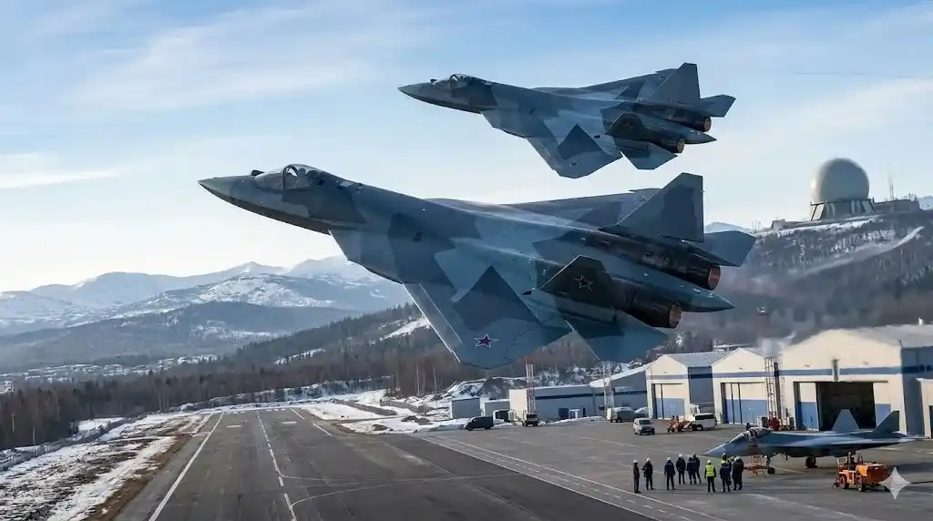 Su57 Stealth Fighter Jet   સુખોઈ57 ફાઈટર જેટ મામલે રશિયાના રાષ્ટ્રપતિ વ્લાદિમીર પુતિનનું મોટું નિવેદન, ભારતને ટેકનોલોજી આપવા તૈયારી દર્શાવી