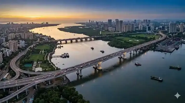 ThaneAiroli Connectivity  થાણેઐરોલીનું નવું કનેક્ટિવિટી મોડલ ખાડીપુલથી મુસાફરીનો સમય ઘટશે, ઈંધણની પણ થશે બચત