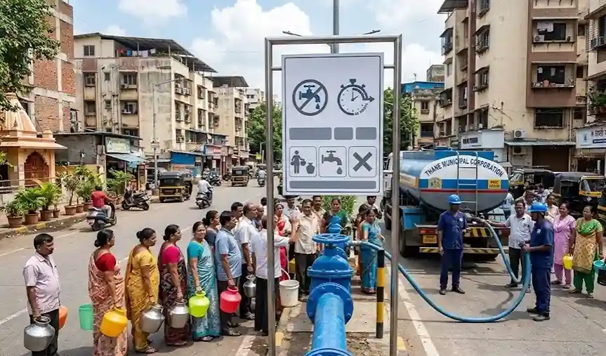 Thane Water Cut થાણેમાં 48 કલાક પાણી પુરવઠો બંધ રહેશે, જાણો કયા વિસ્તારો પર થશે અસર