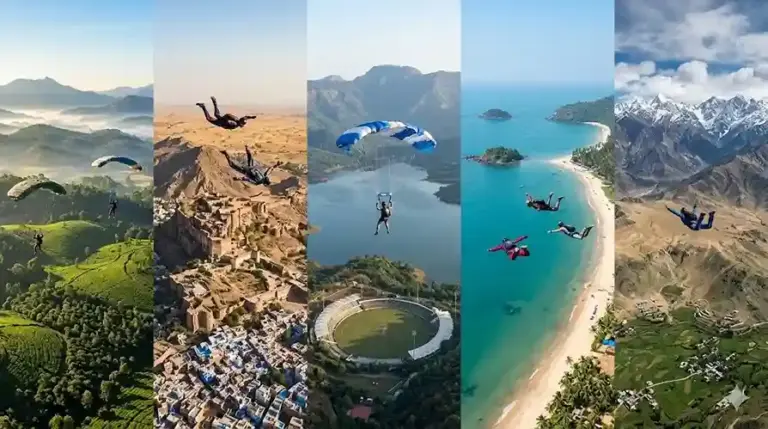 Thrill in the Skies  રોમાંચના શોખીન છો? તો આ ૫ જગ્યાઓ પર માણો સ્કાયડાઇવિંગનો આનંદ