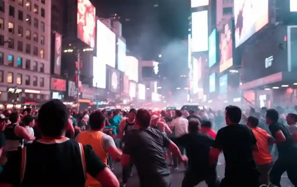 Times Square Firing ટાઇમ્સ સ્ક્વેર ધણધણી ઉઠ્યું! હજારોની મેદની વચ્ચે ગોળીબાર થતાં જ અરાજકતા, અમેરિકામાં ગન કલ્ચરનો વધુ એક ભયાનક કિસ્સો